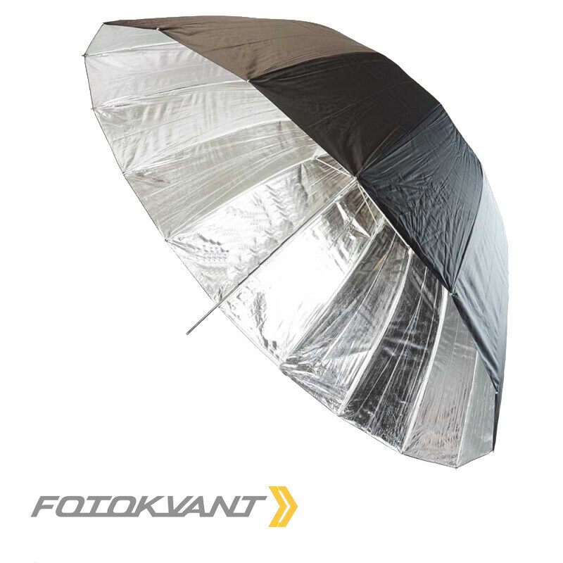 Fotokvant U-165S Para параболический глубокий зонт серебряный 165 см