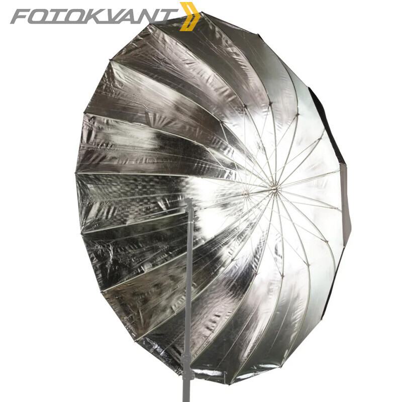 Fotokvant U-165S Para параболический глубокий зонт серебряный 165 см