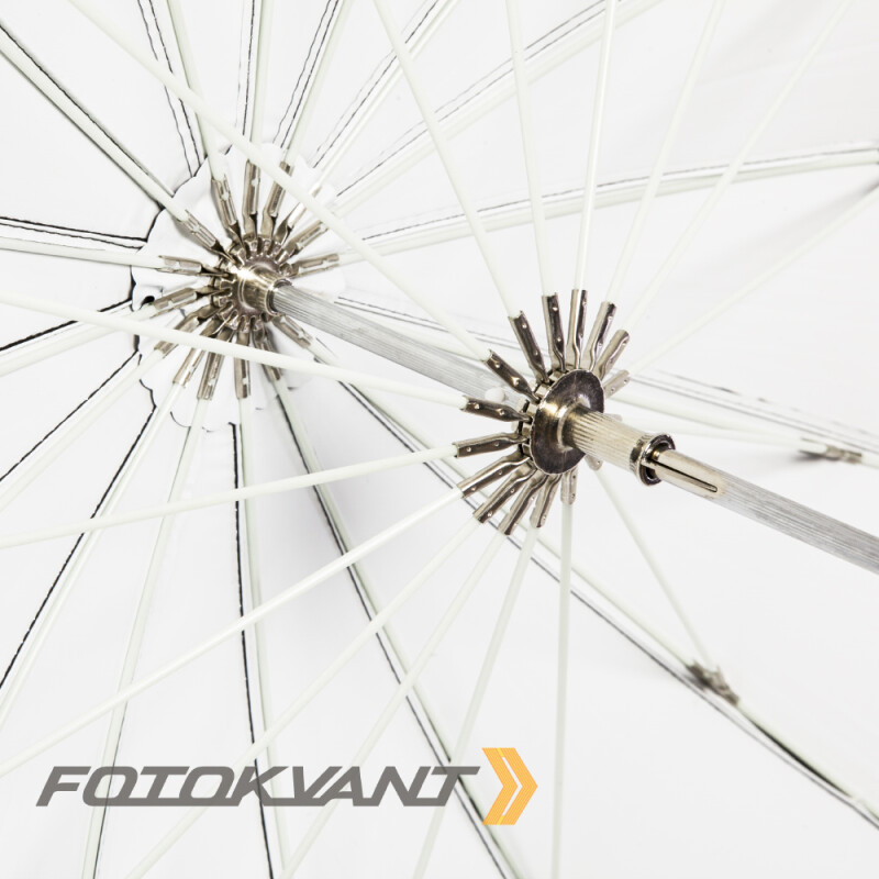 Fotokvant U-90W Para параболический глубокий зонт 90 см белый на отражение