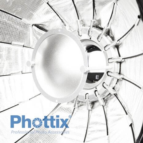 Phottix (82766) Rani II 85 Folding Beauty Dish софтрефлектор серебряный 85 см