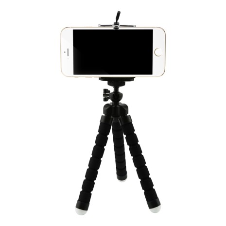 Fotokvant TM-01 Black мини-штатив на гибких ножках для смартфона Samsung/Xiaomi/Apple черный