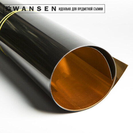 Wansen BMF-122244GS гибкое зеркало двусторонее серебро и золото 122х244 см