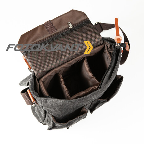 Fotokvant BSN-11 Black сумка для камеры цвет графитовый