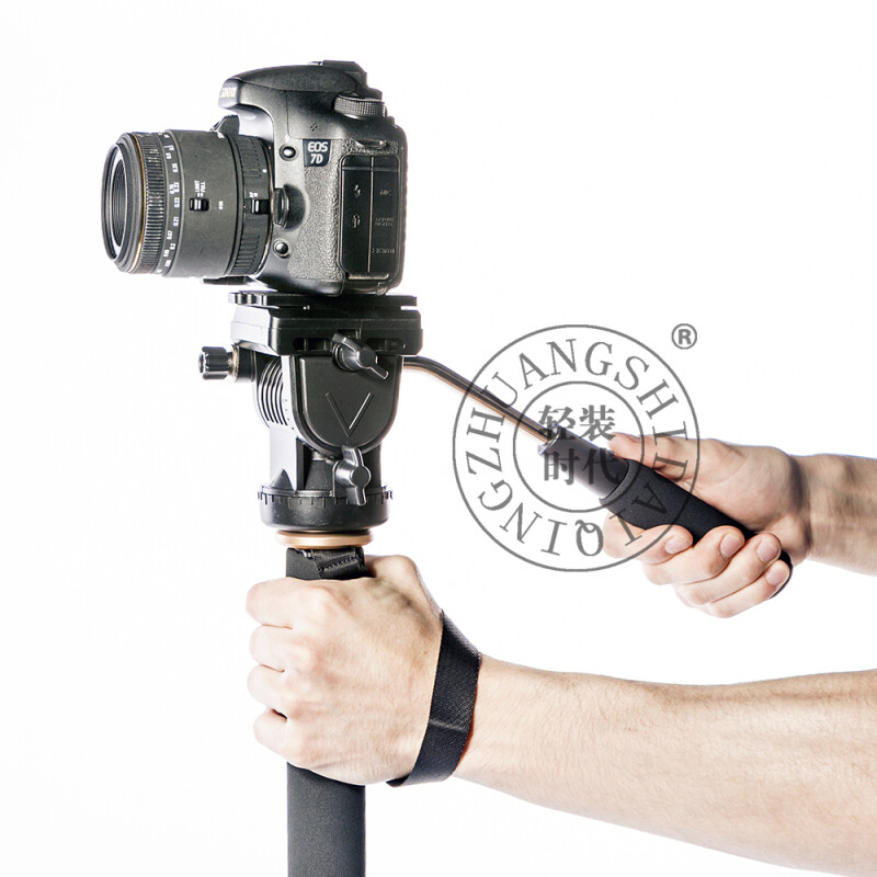 QZSD Q228 черный монопод с видеоголовой 160 см для средних и тяжелых камер