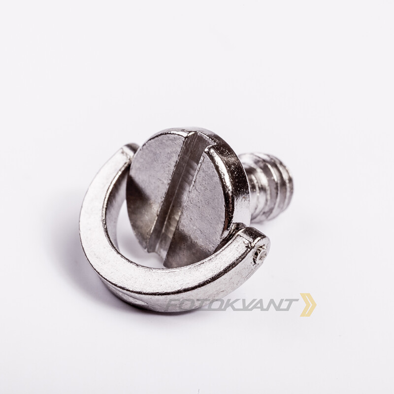 Fotokvant FLH-18 винт для крепления камеры 1/4" с ушком на штативы и моноподы